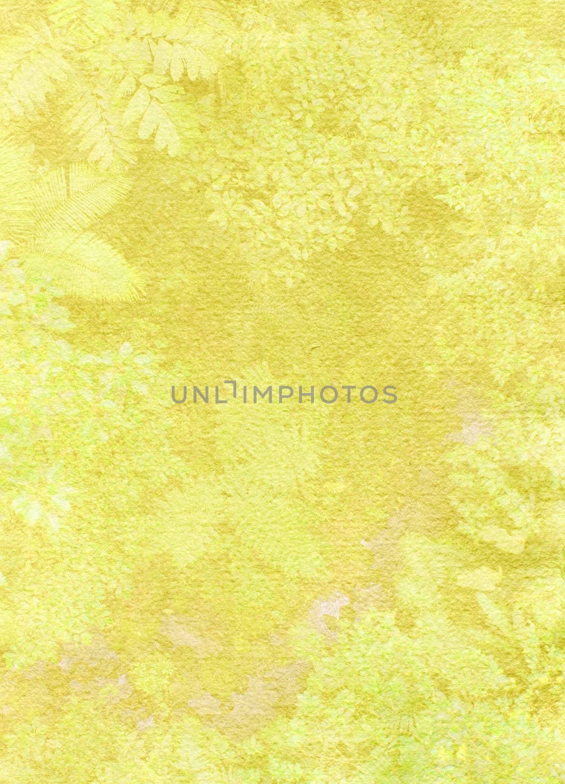 Decorative Textured green and yellow nature background.