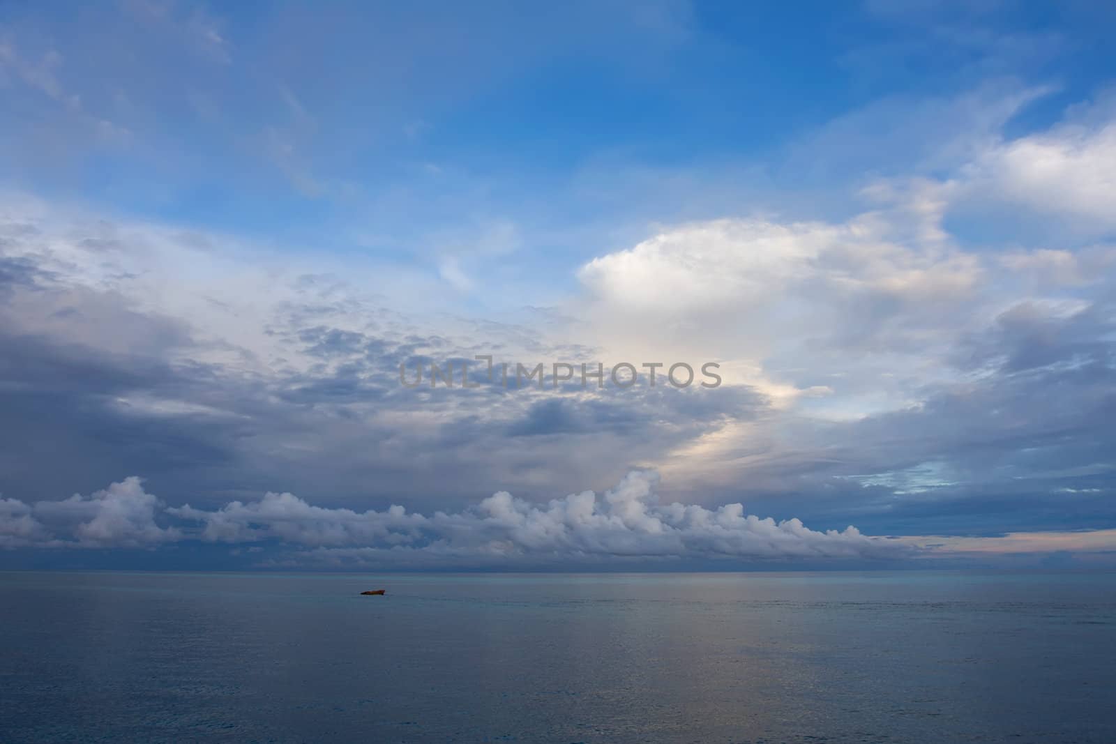 clouds sea land philippines lanscape