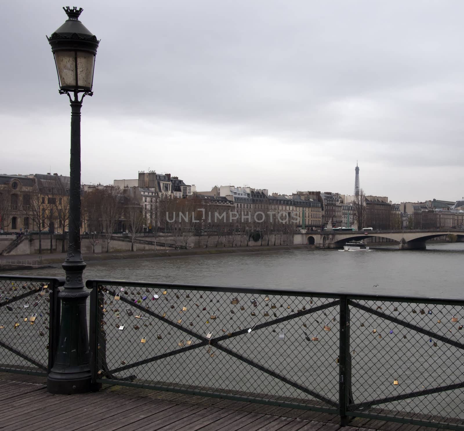 Love Bridge in Paris.