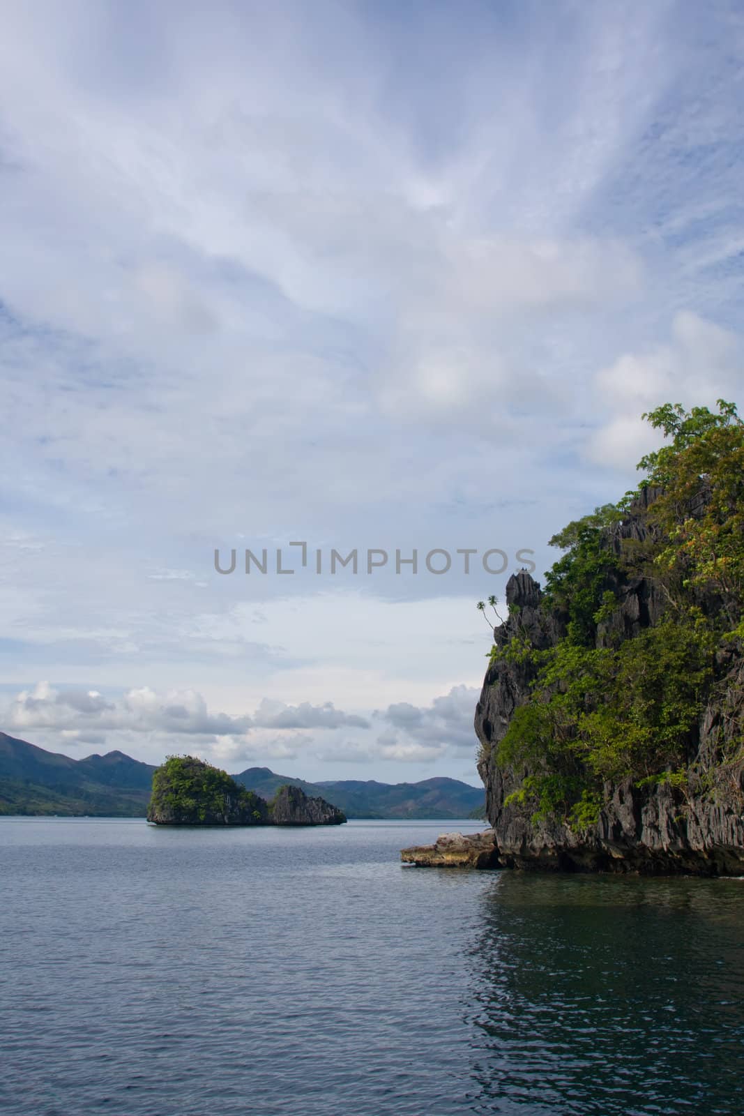 clouds sea land philippines lanscape