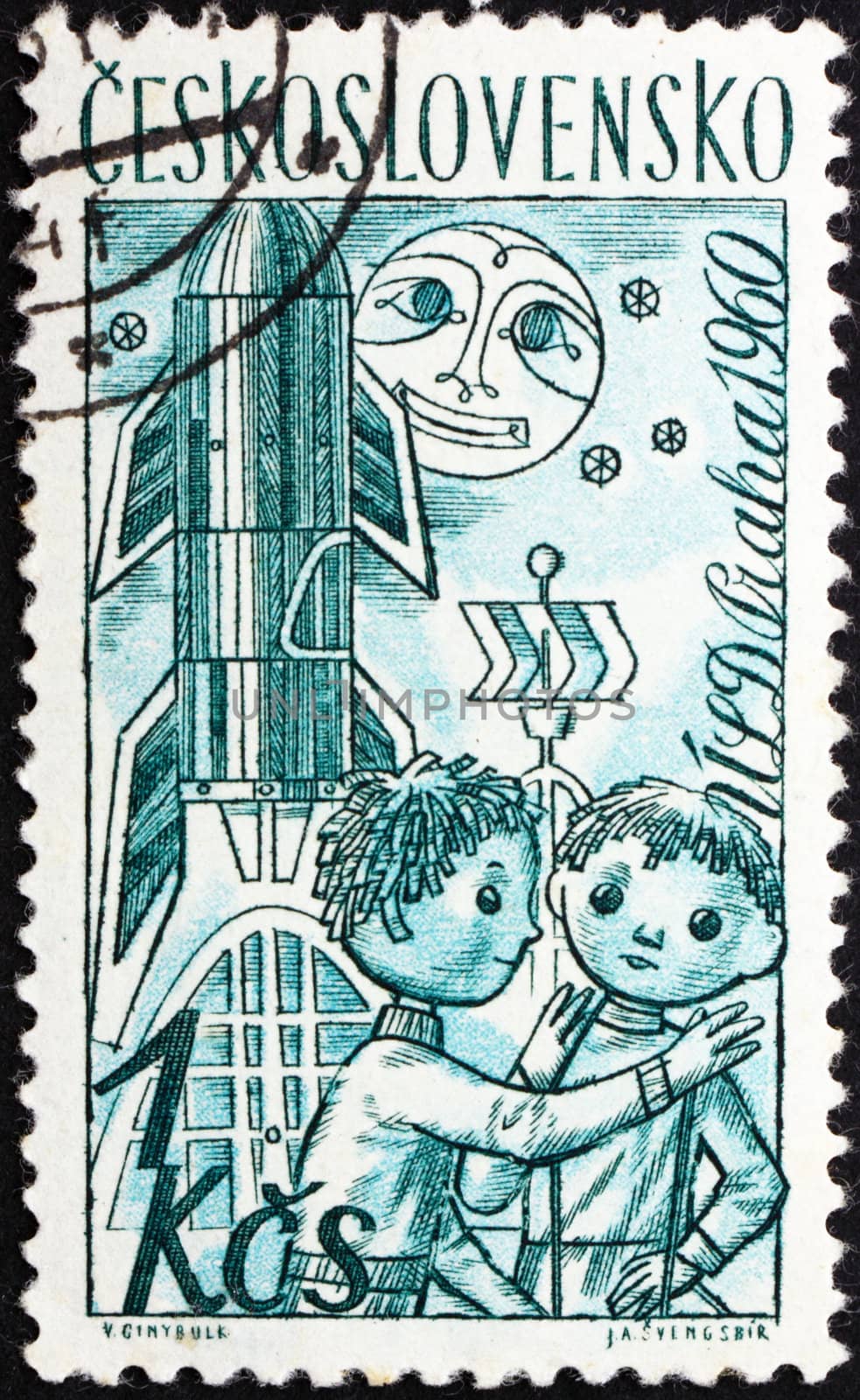 Postage stamp Czechoslovakia 1961 Puppets, Toys by Boris15