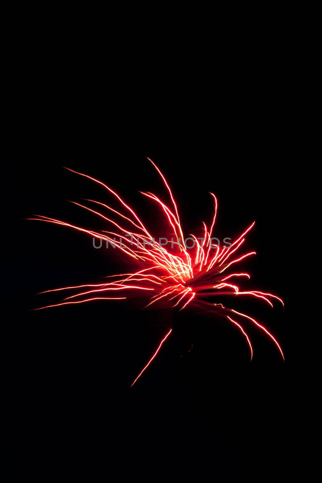 Fireworks bursting