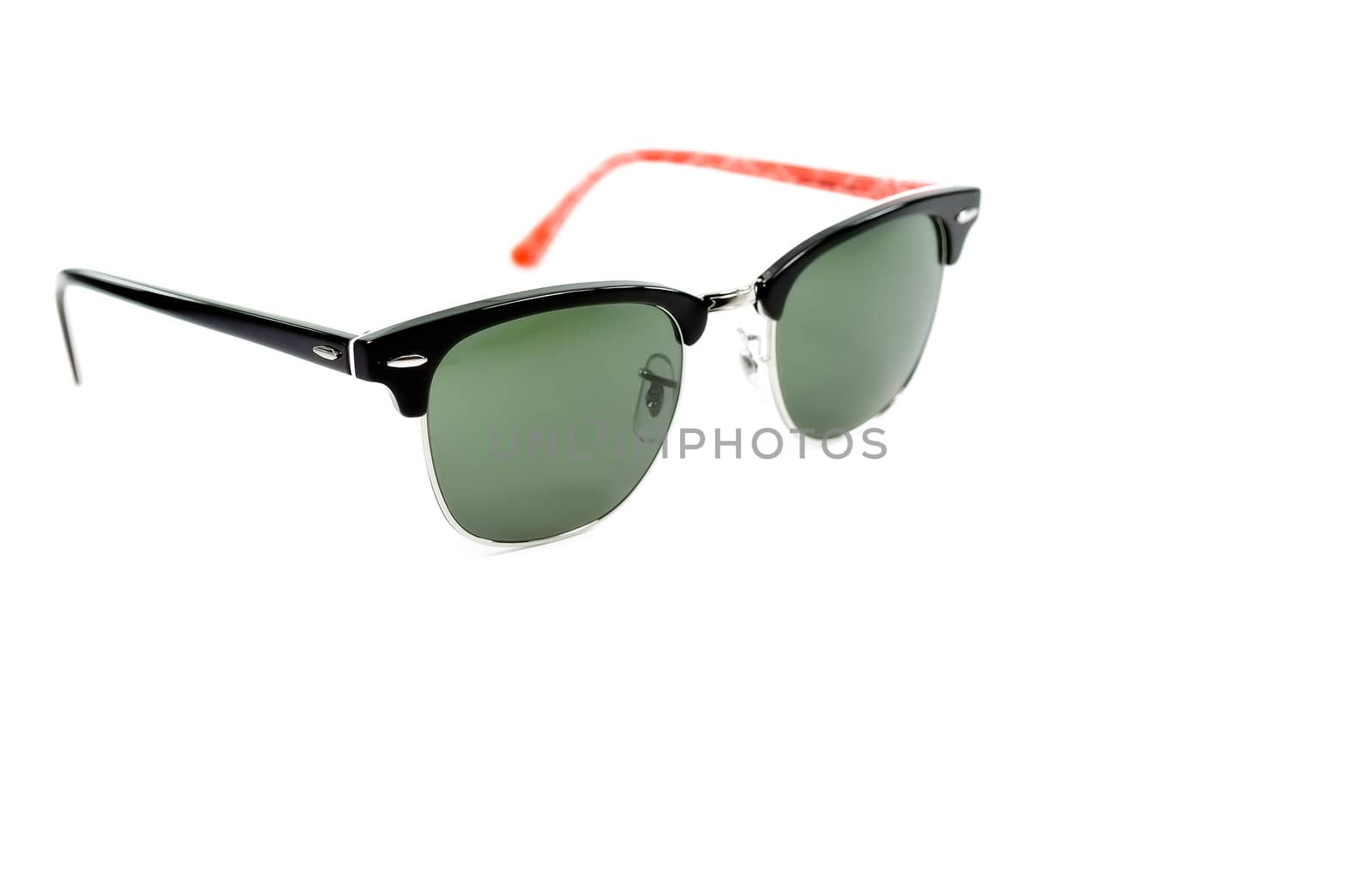 Two tone sun glass vintage style isolate on white background