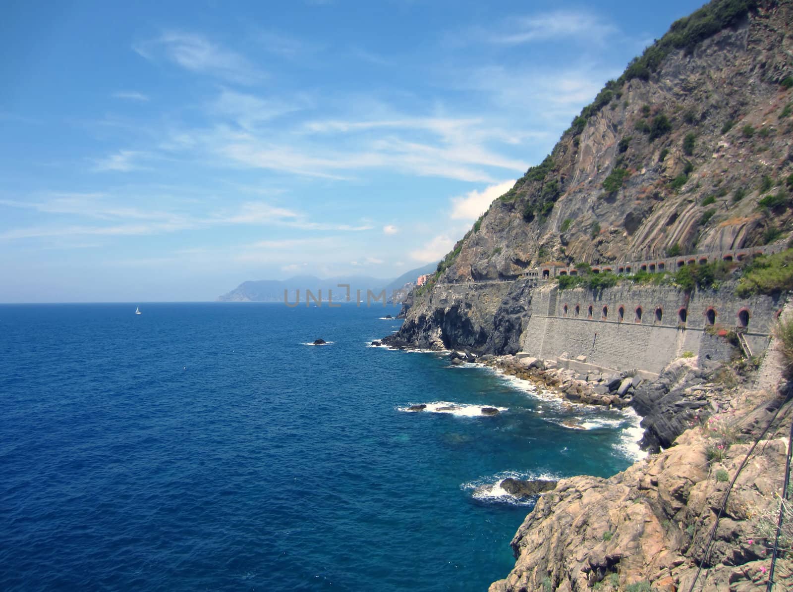 Village on Italian Coast