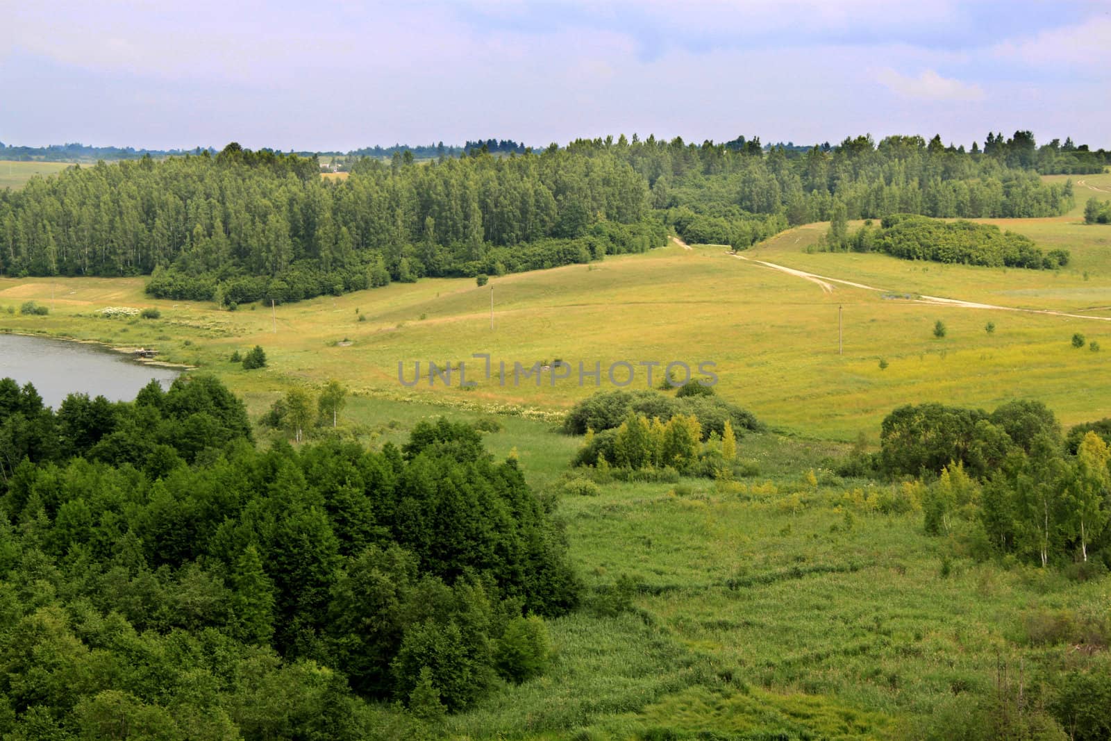Summer landscape of Russia
