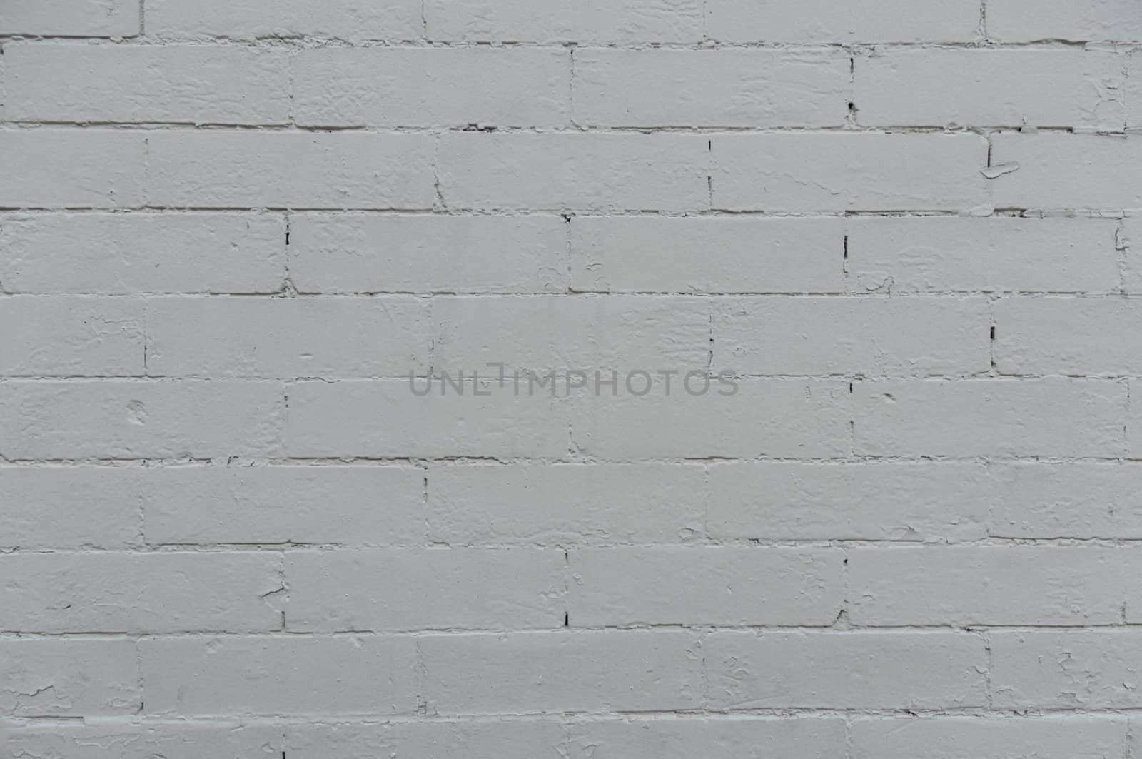 Old white brick wall background texture by Shane9