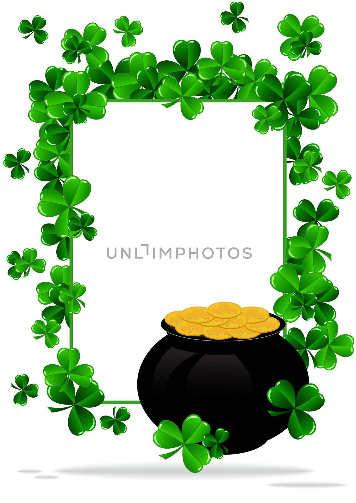 Greeting Cards St Patrick Day vector illustration