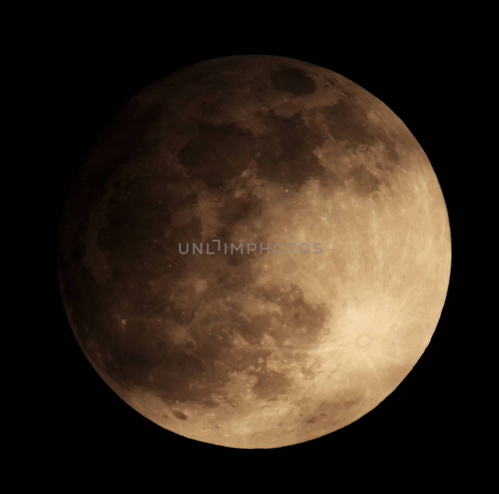 Lunar eclipse for a background 25.04.13. Ukraine, Donetsk region
