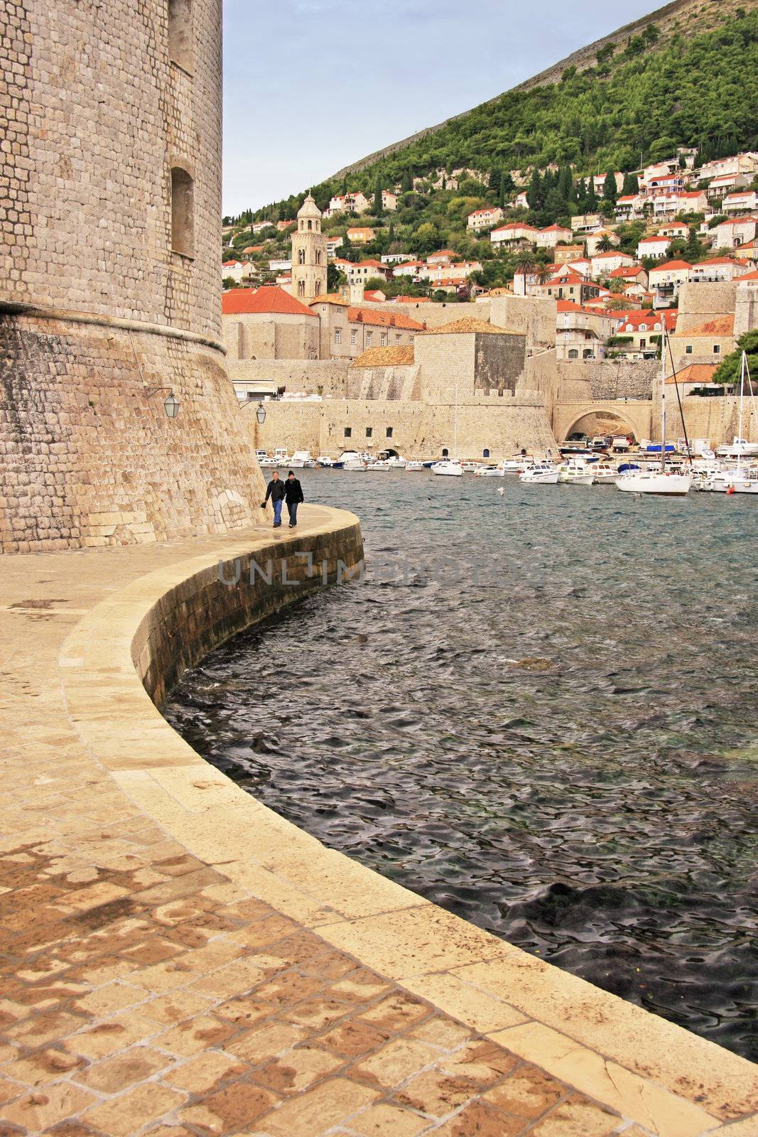 Old Harbour at Dubrovnik, Croatia by donya_nedomam