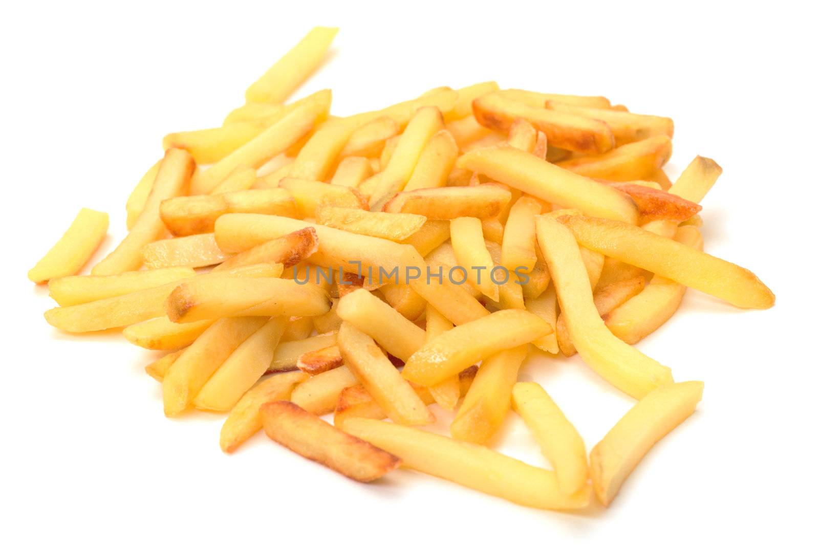 Photo of fried potatoes closeup
