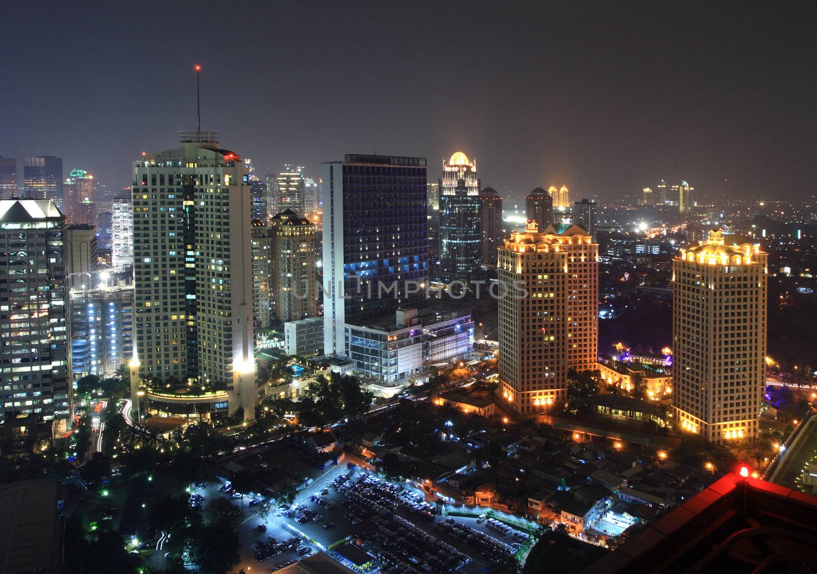 Nightview of a metropolitan city