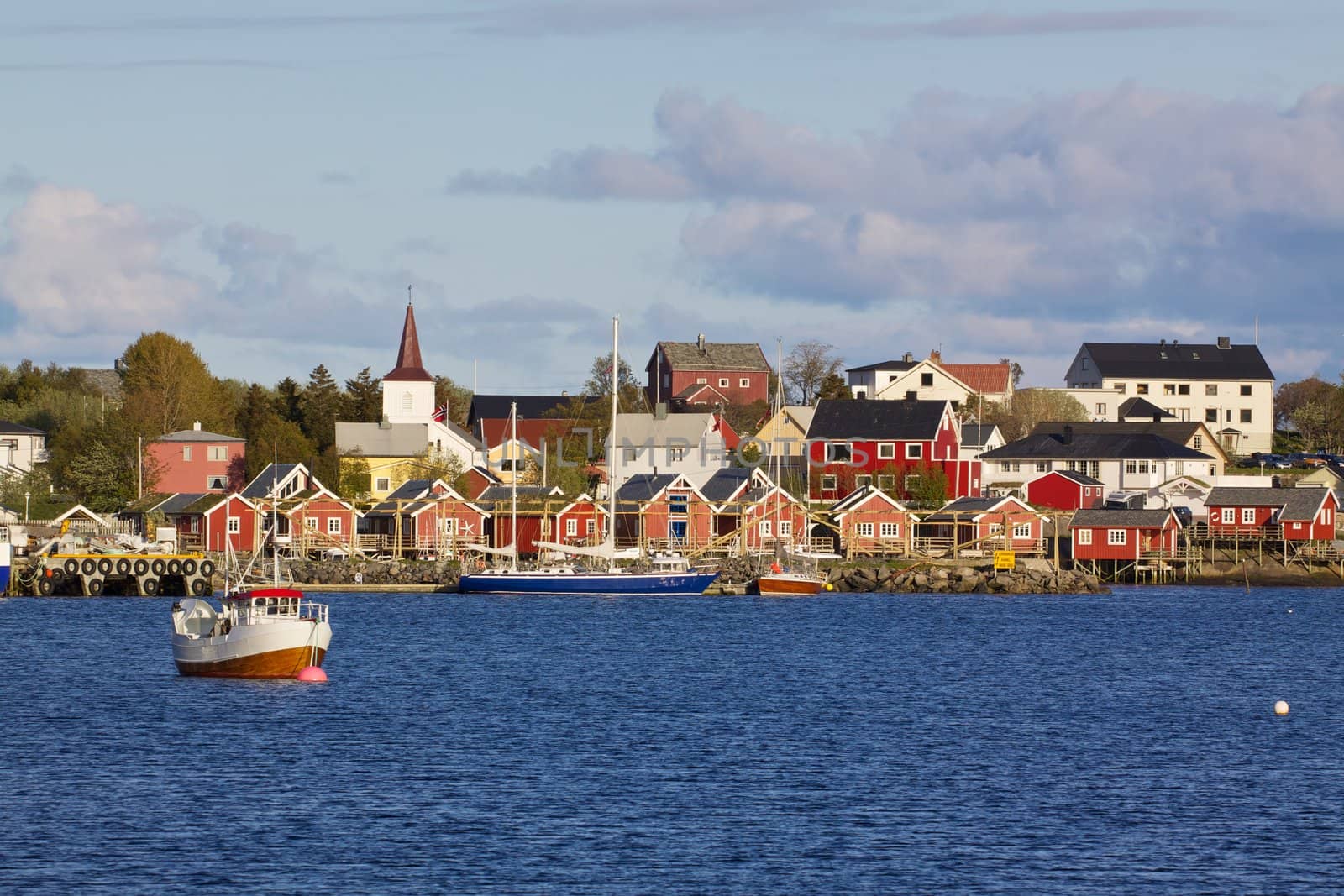 Fishing village in Norway by Harvepino
