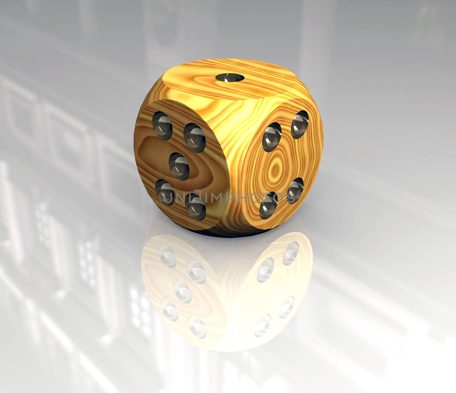 dice 3d made