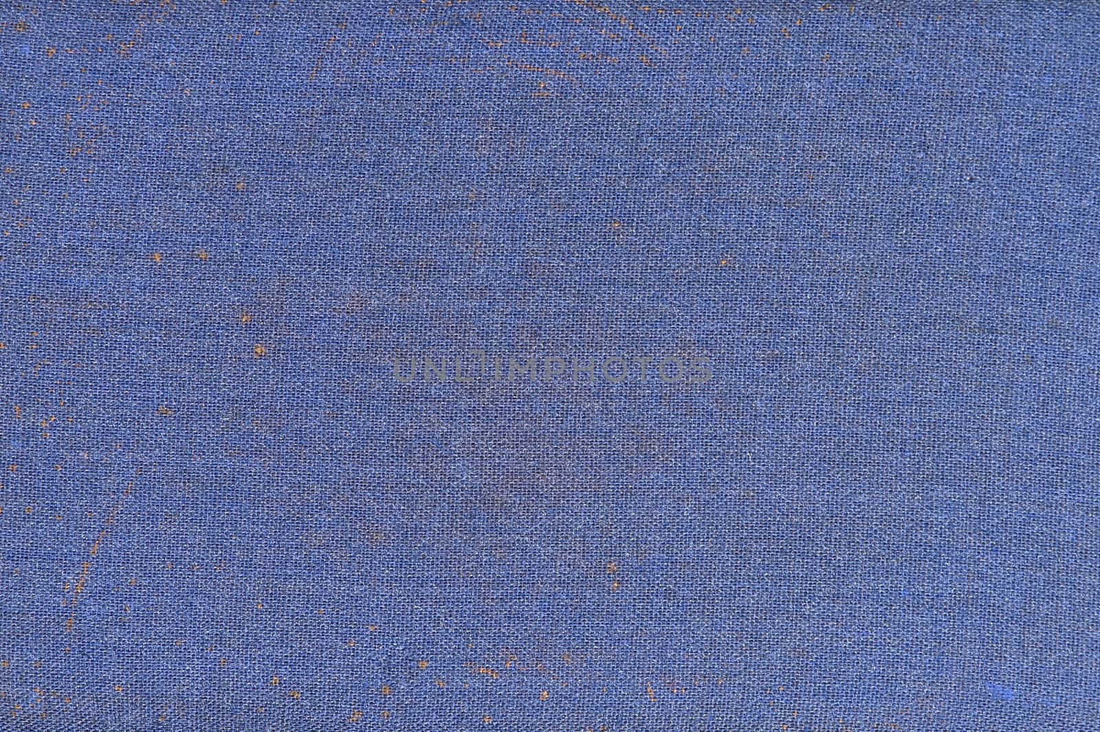 Blue fabric texture as background.