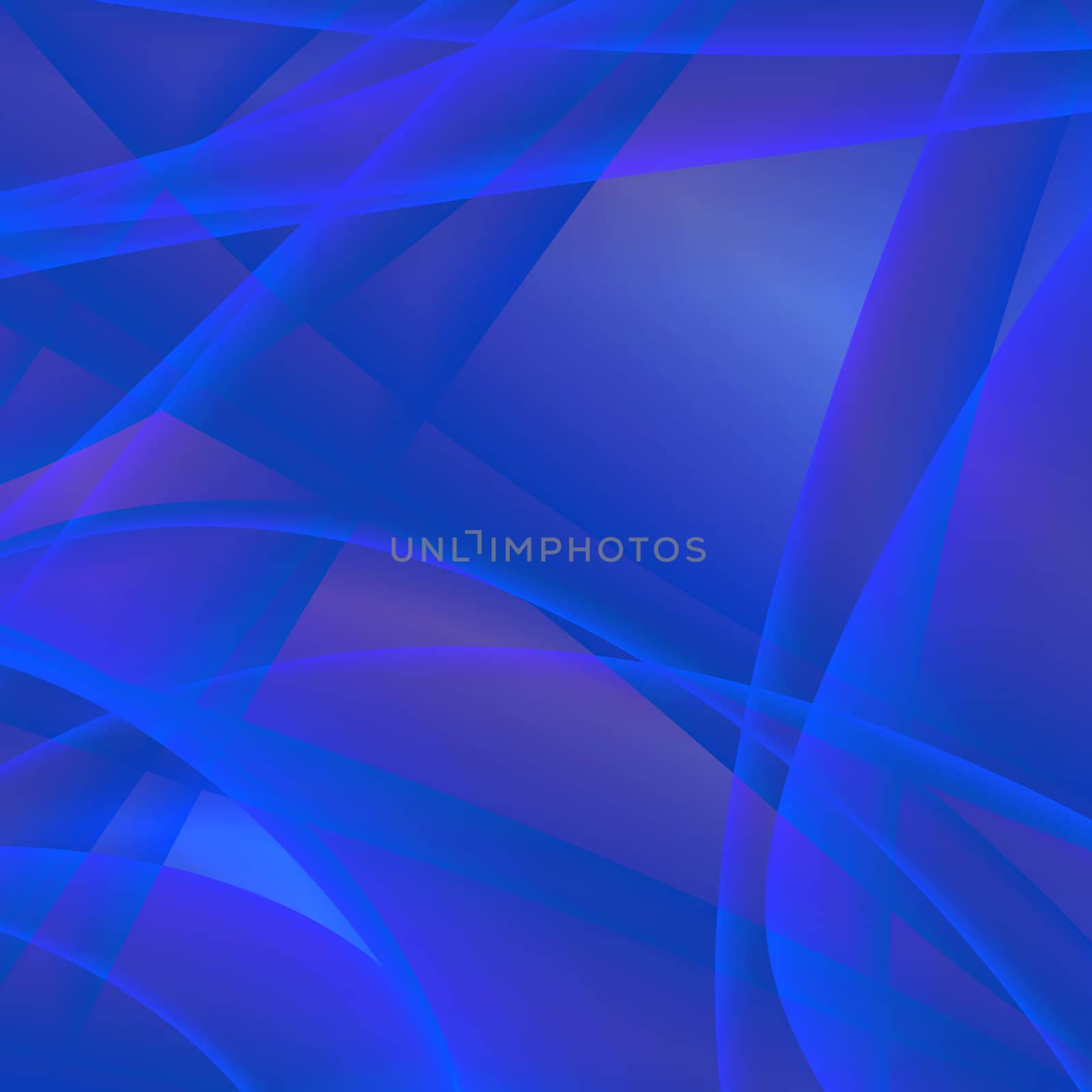 abstract smoothed lines and gradients of blue color