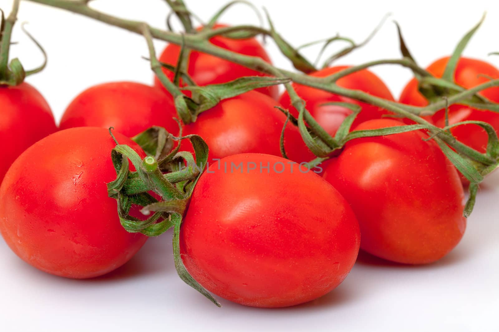 Cherry Tomatoes, on white background