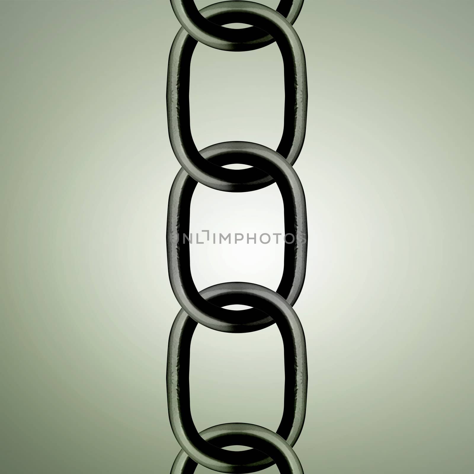 Metal chain parts background.