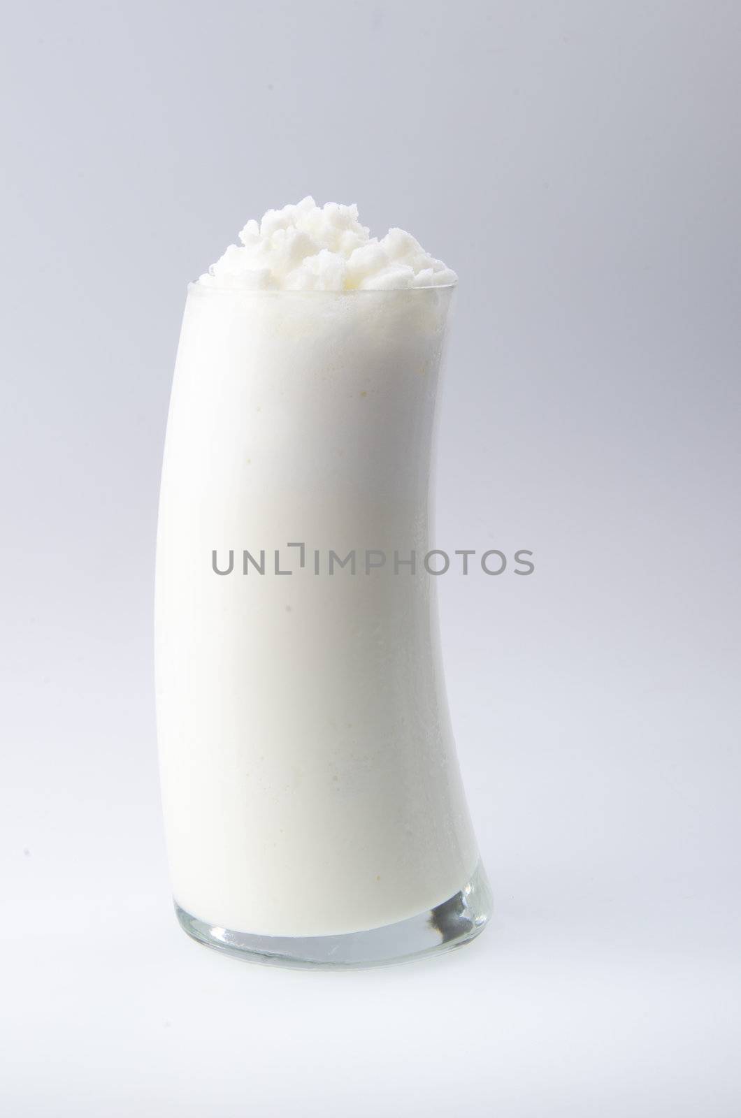 yogurt isolated over white background