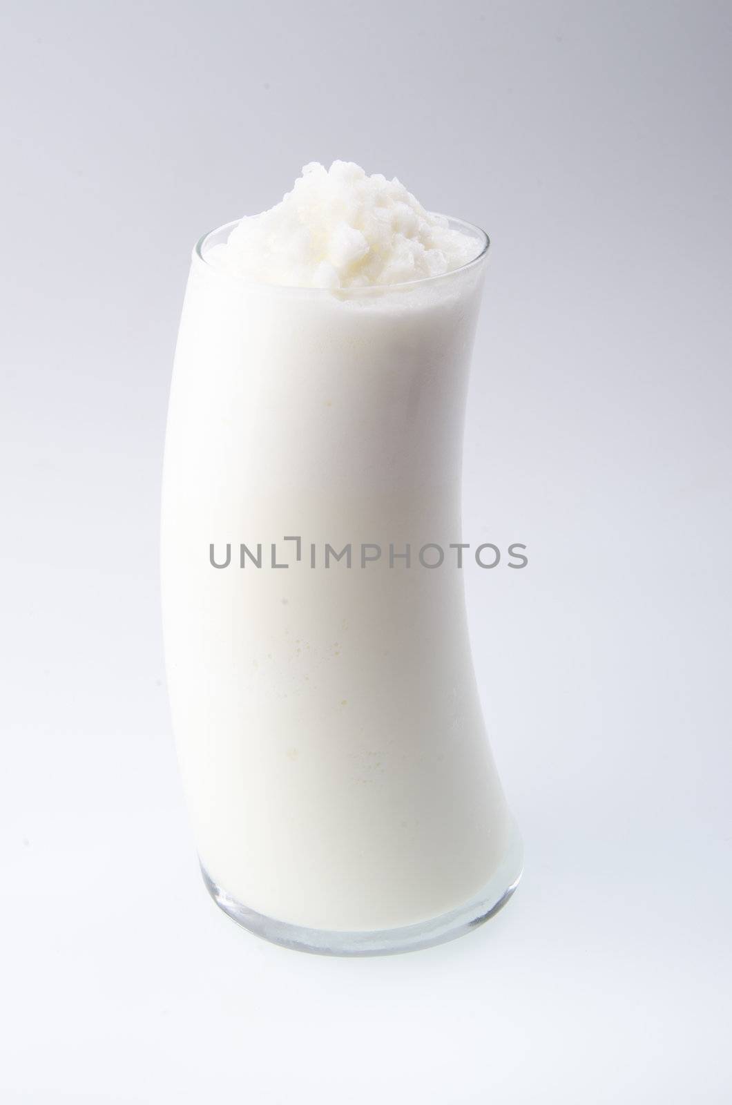 yogurt isolated over white background