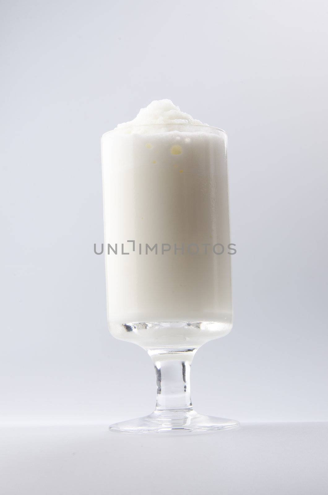 yogurt isolated over white background