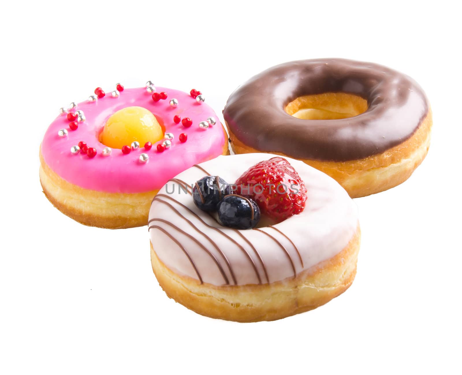 donut isolated on white background