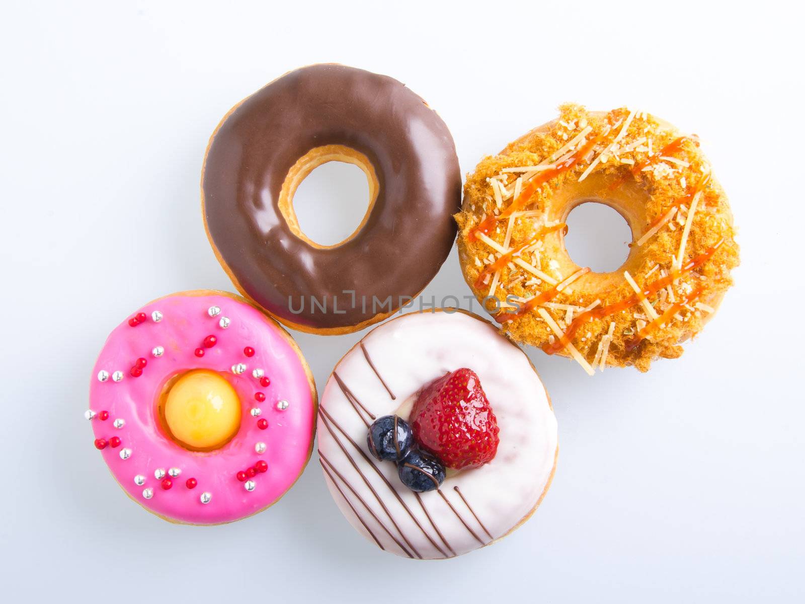 donut isolated on white background