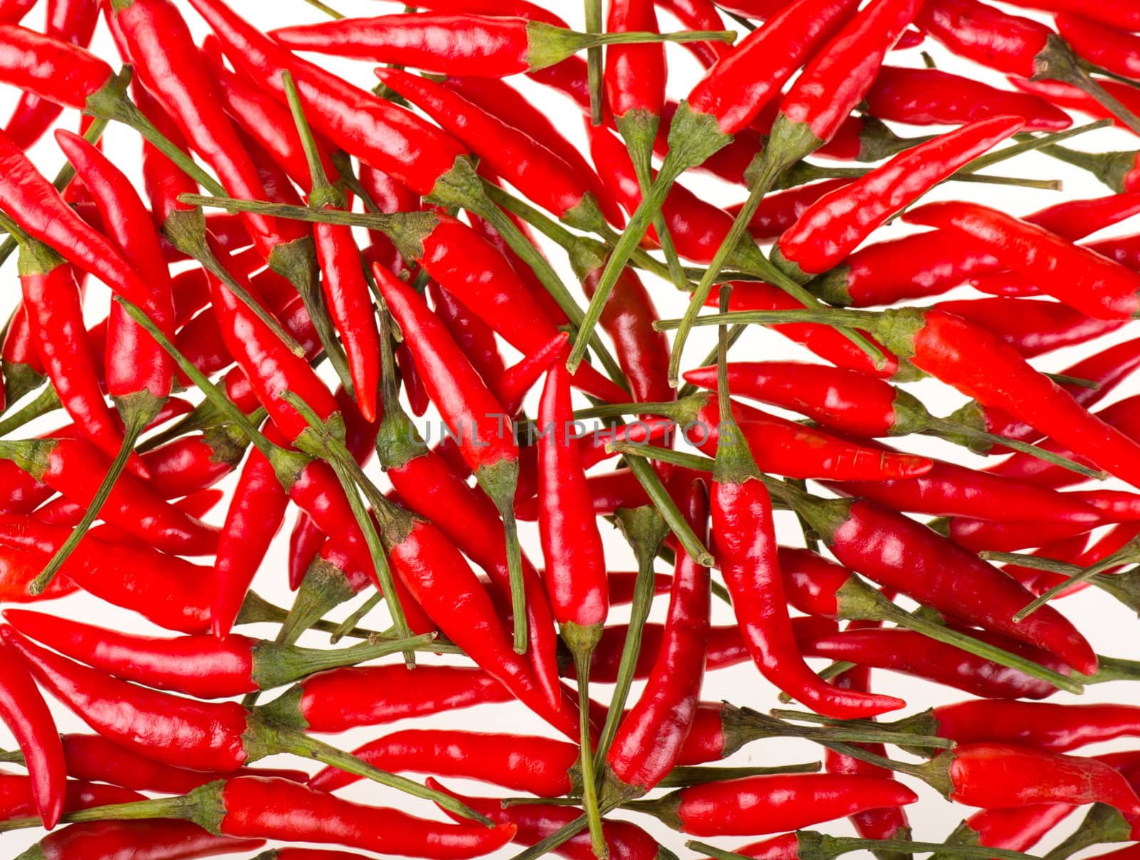 Red chili peppers in a bowl