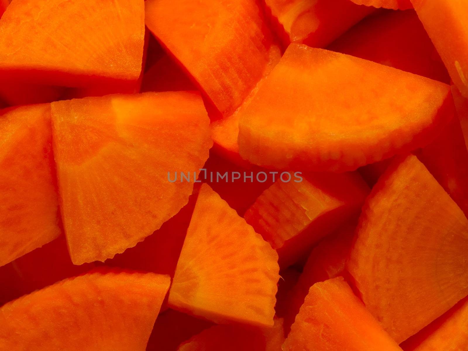 close up of chopped carrots food background