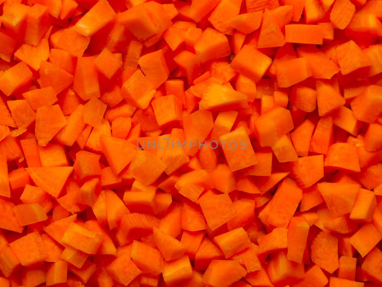 chopped carrots by zkruger