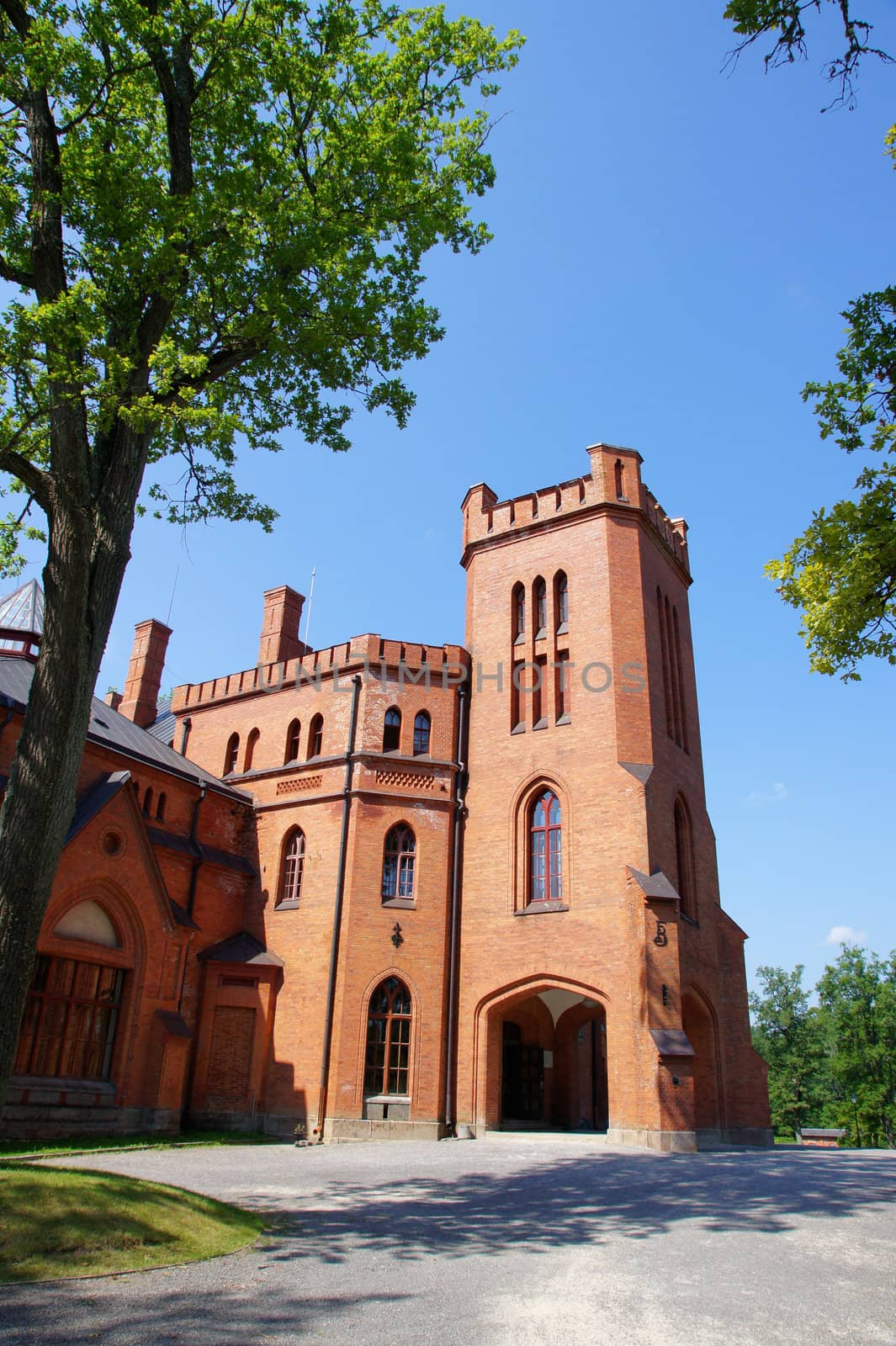 The castle in the south of Estonia. Sangaate