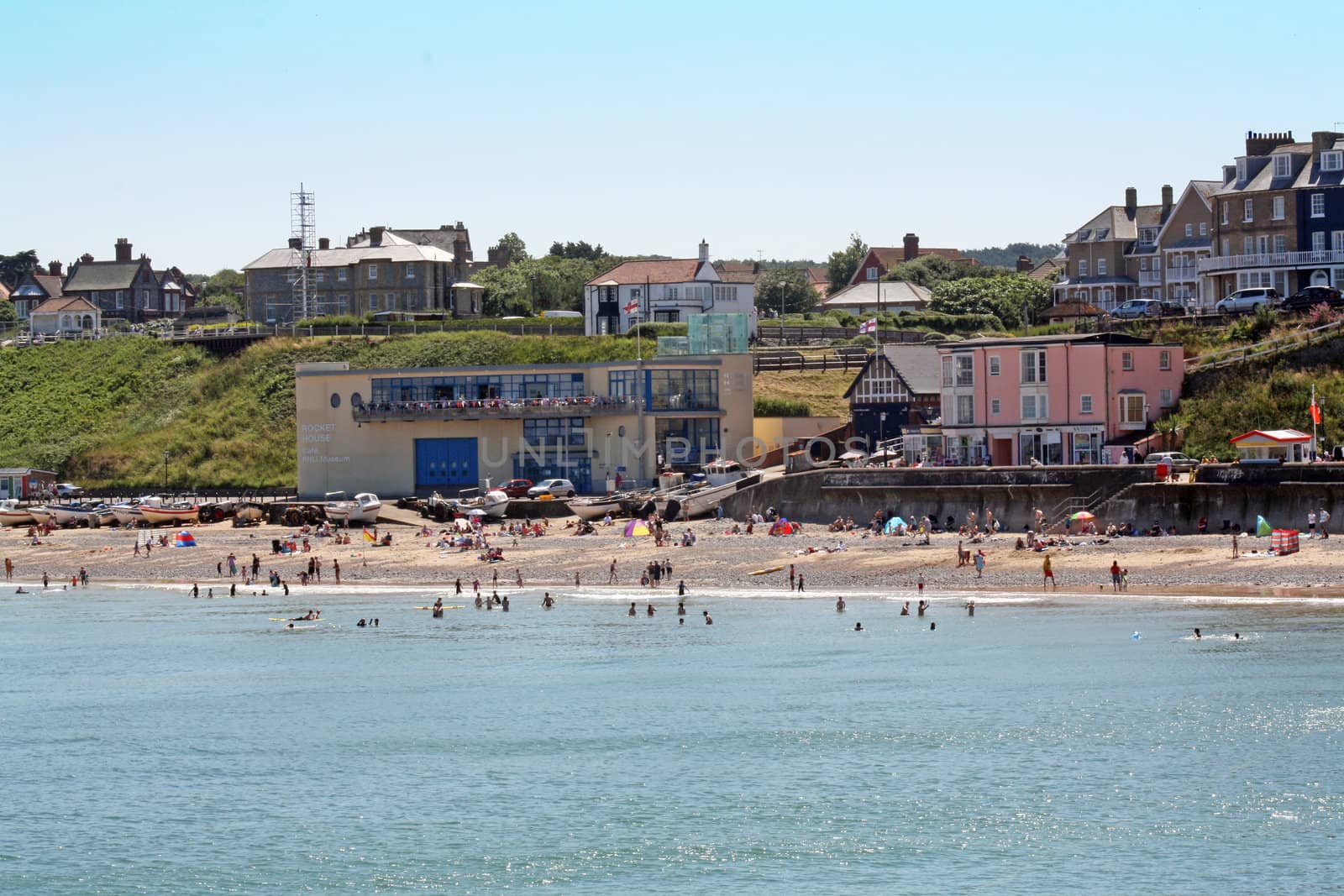 cromer beach on a sunny day