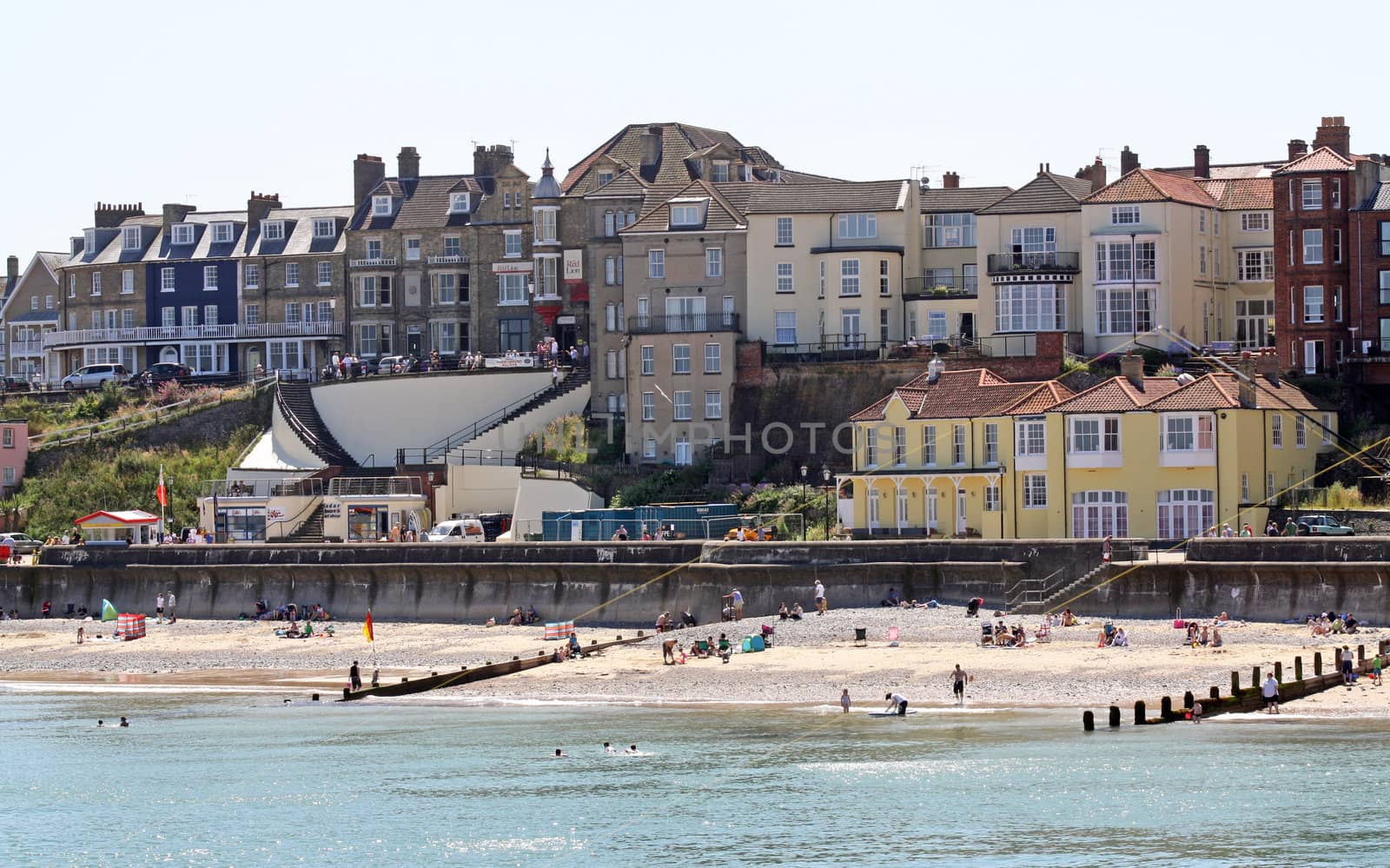 cromer beach on a sunny day