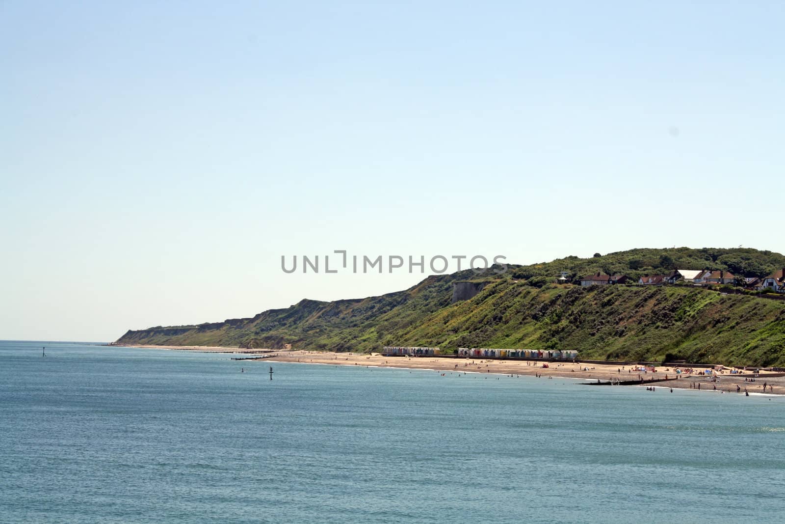 cromer beach on a sunny day