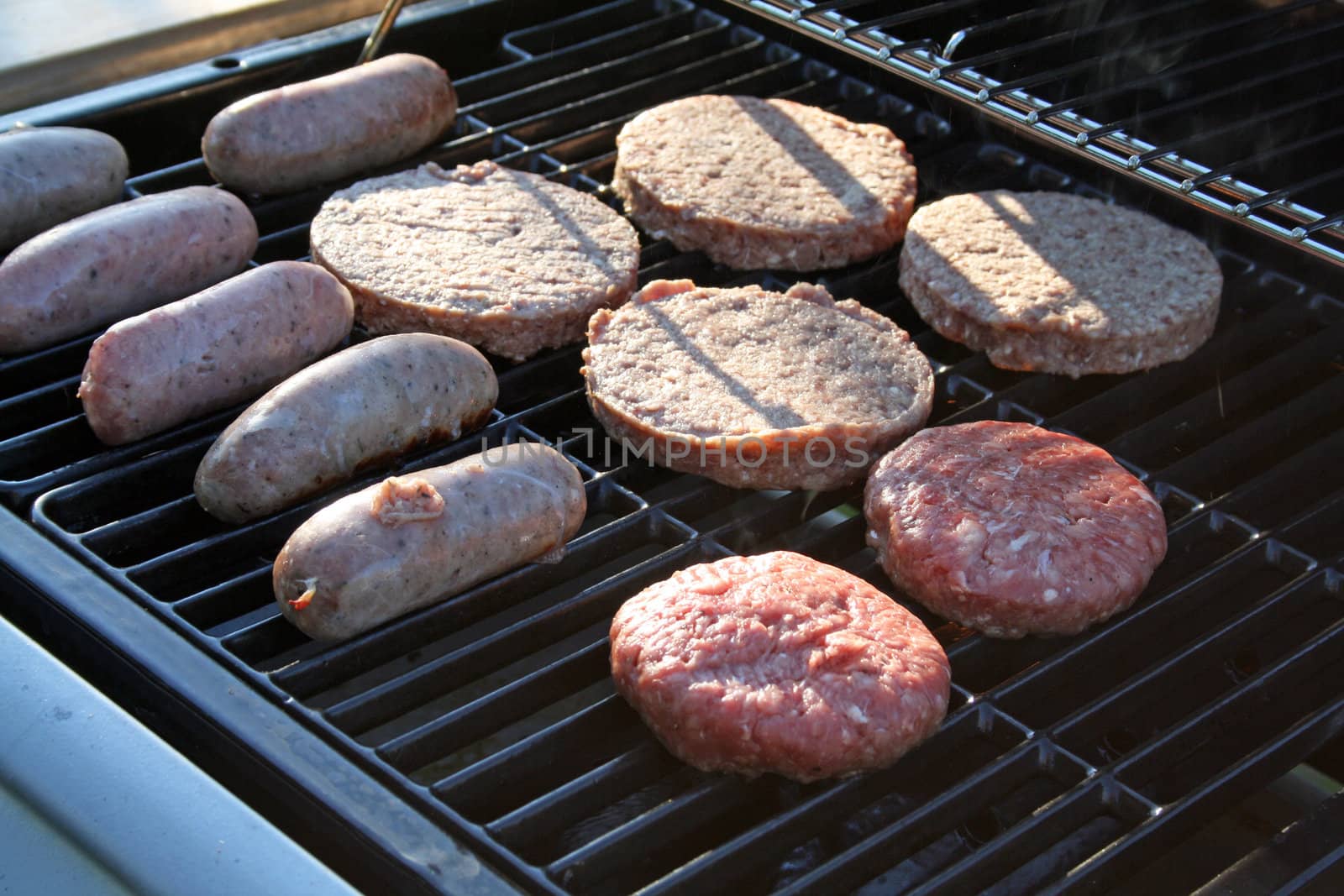 cooking bbq food