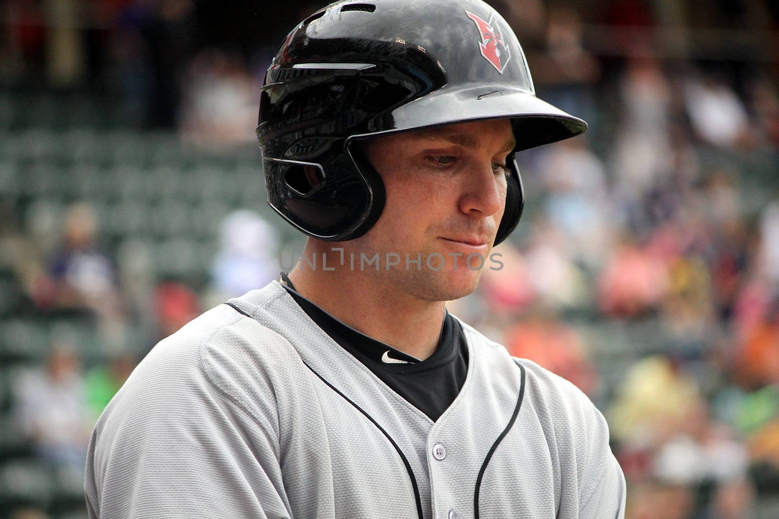 SCRANTON, PA - MAY 24: Indianapolis Indians John Bowker during a game against the Scranton Wilkes Barre Yankees at PNC Field on May 24, 2011 in Scranton, PA.