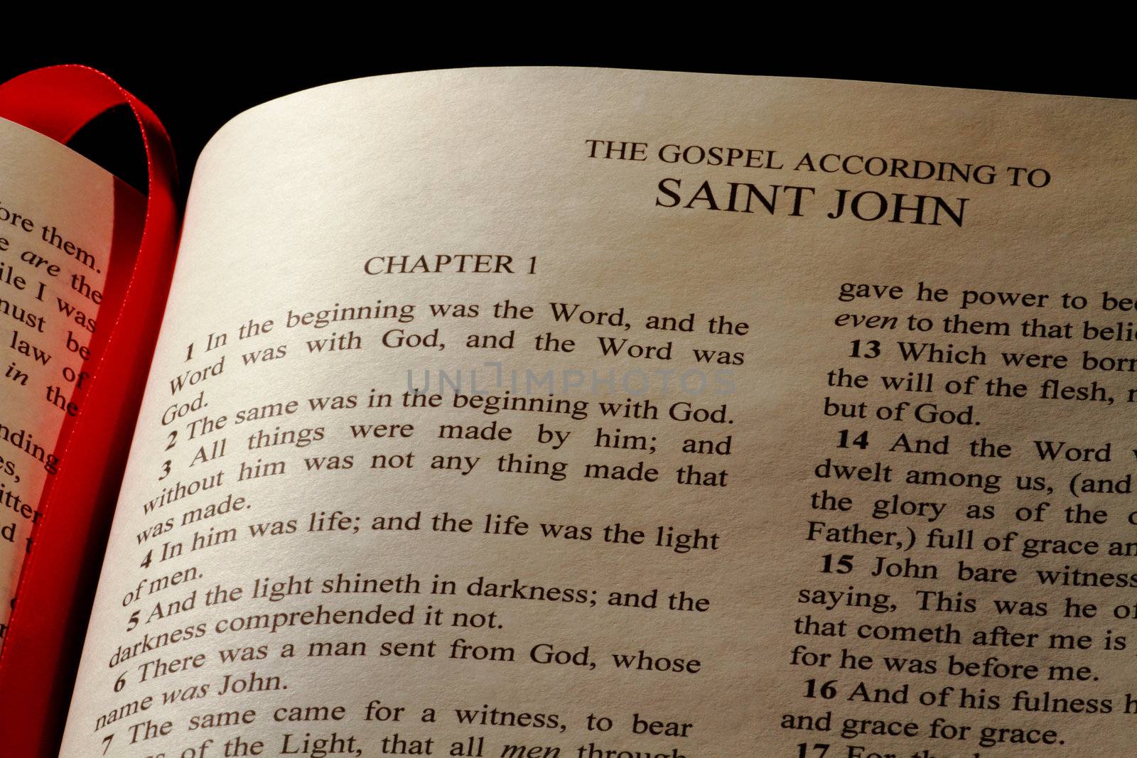 Chapter 1 of the Gospel of John in the New Testament of the Holy Bible