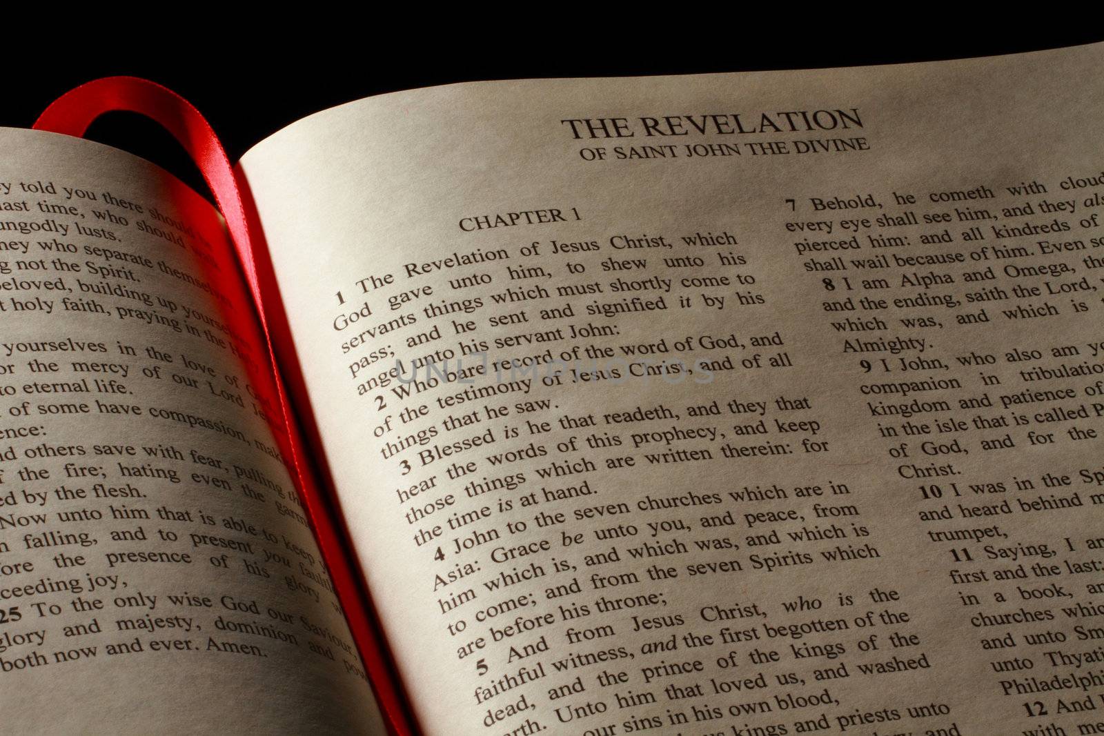 Chapter 1 of the Book of Revelation in the New Testament of the Holy Bible