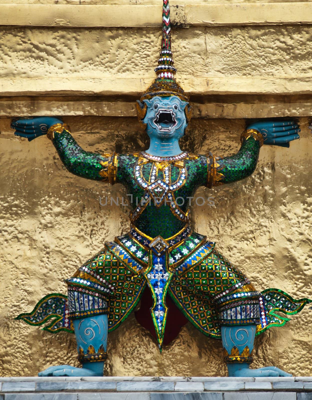 Statue in the Grand Palace of Bangkok  Wat Phra Kaew