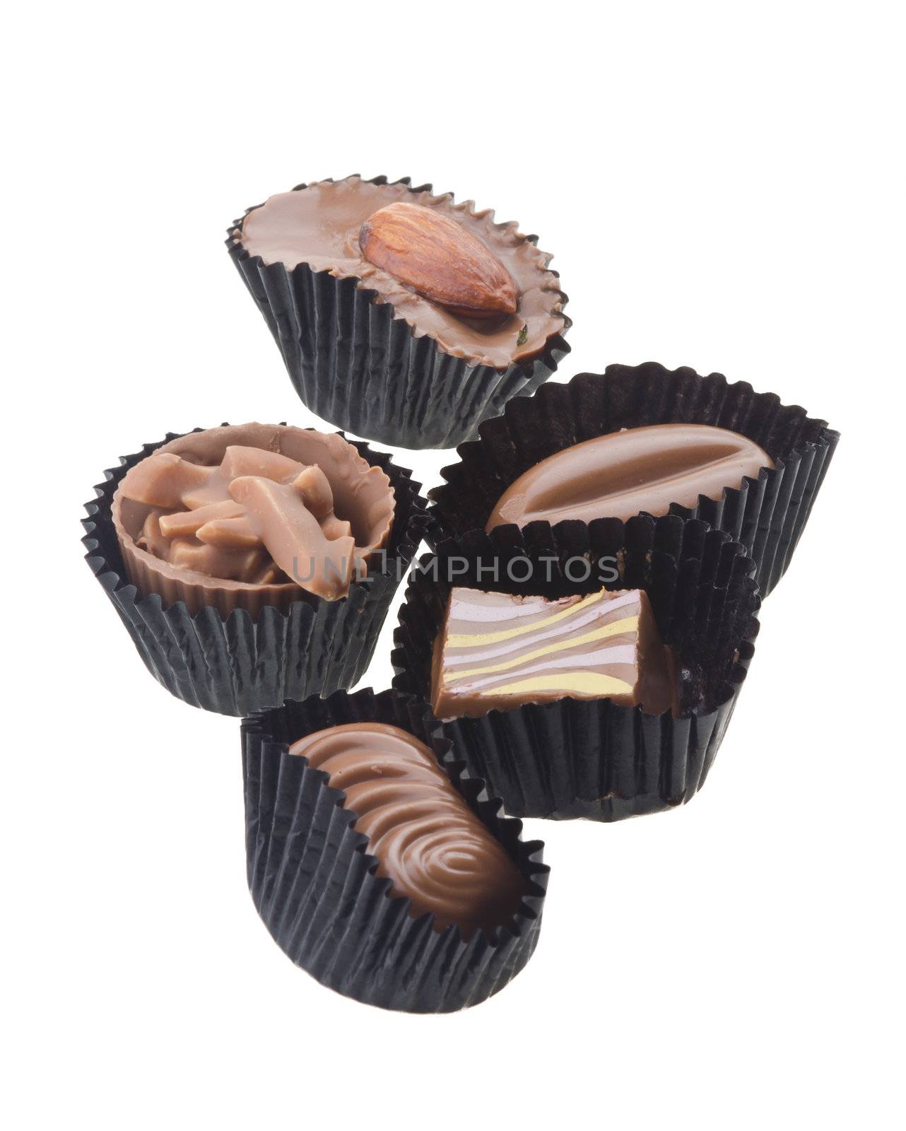 chocolate assorted with a background