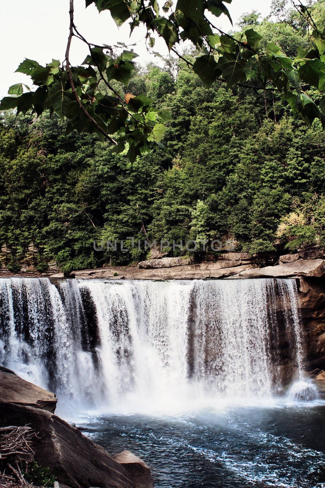 Cumberland Falls in in southern Kentucky.