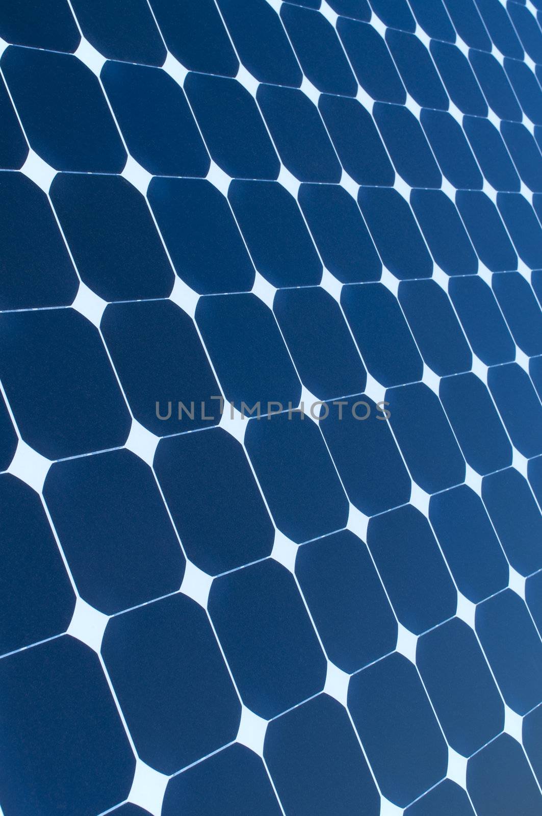 Background of Blue Solar Panel