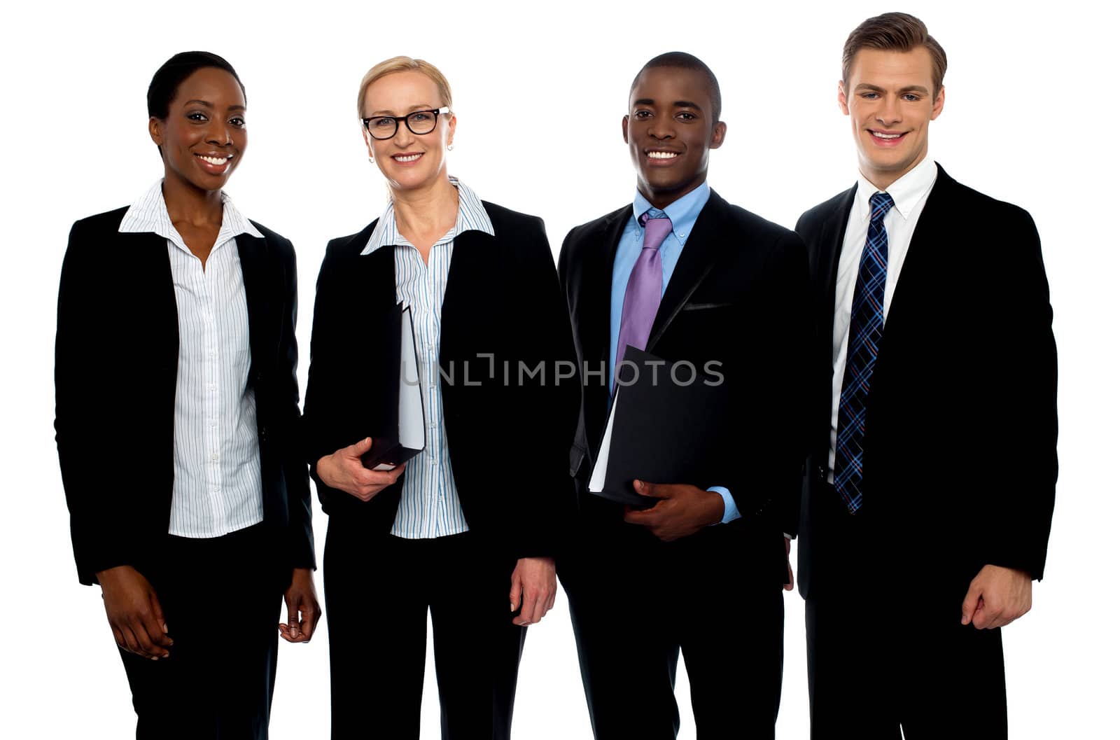 Group of successful business colleagues together by stockyimages
