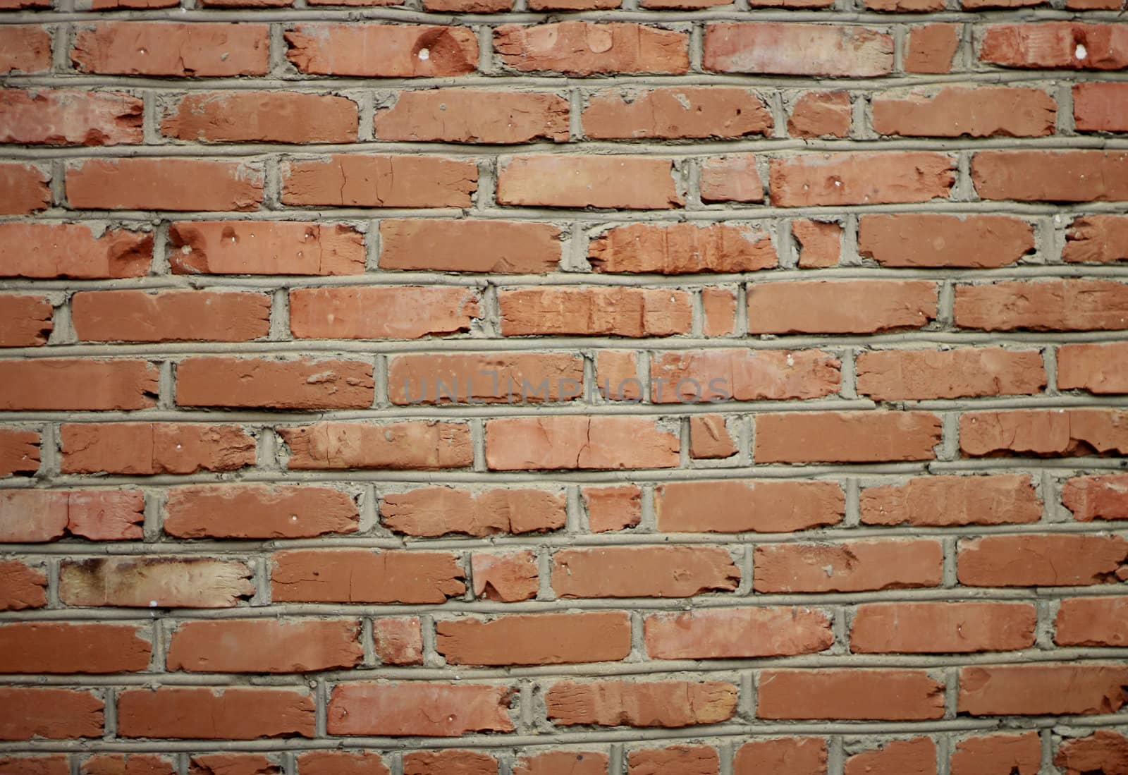 The Red brick wall background texture