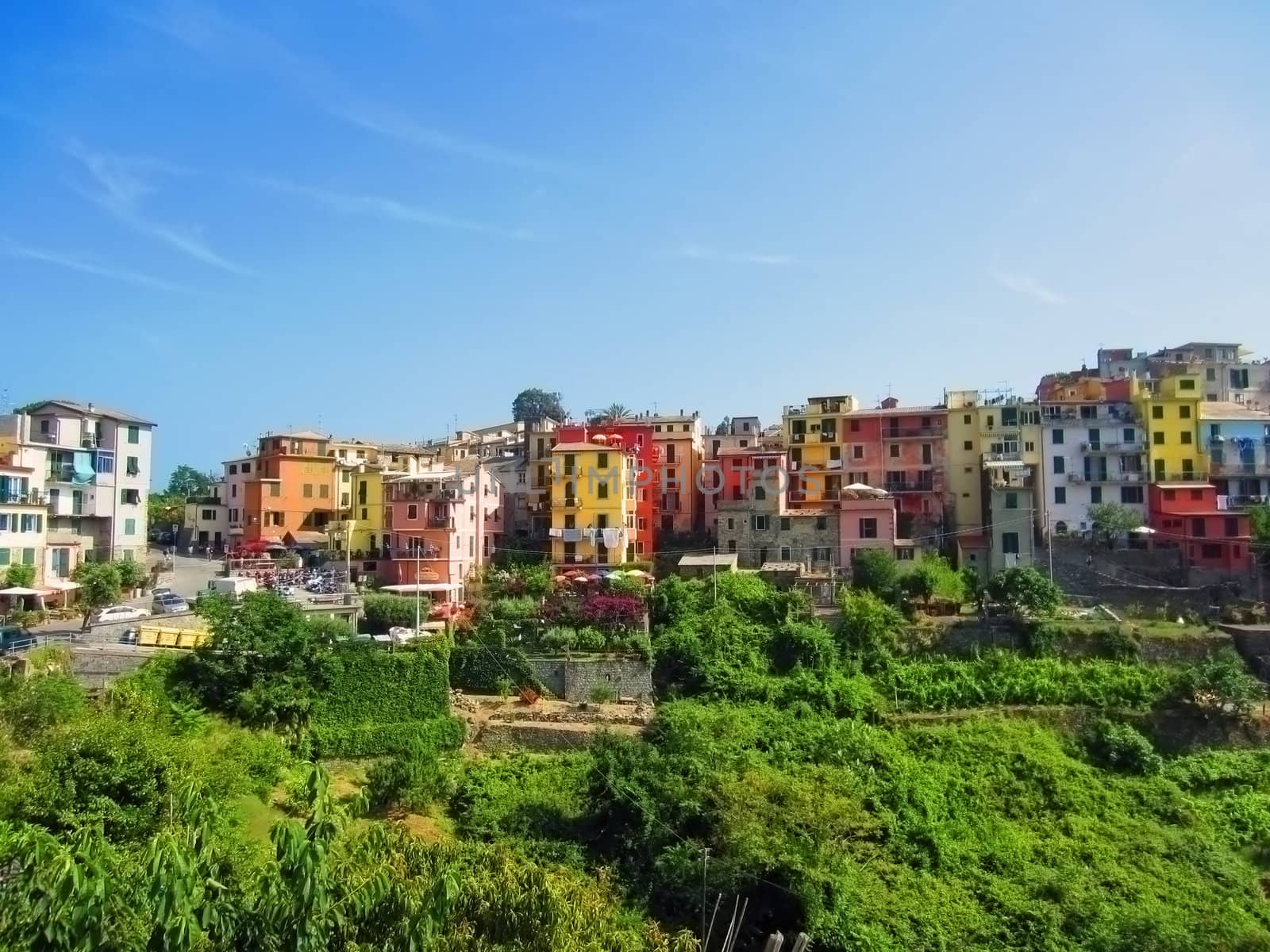 Village on Italian Coast in Liguria