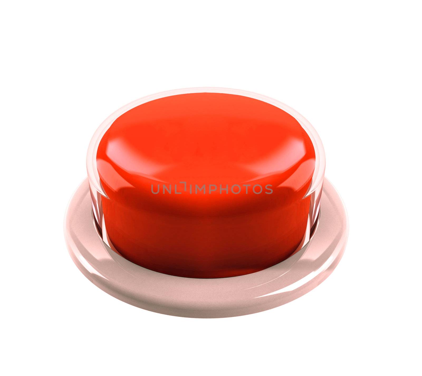 red button isolated