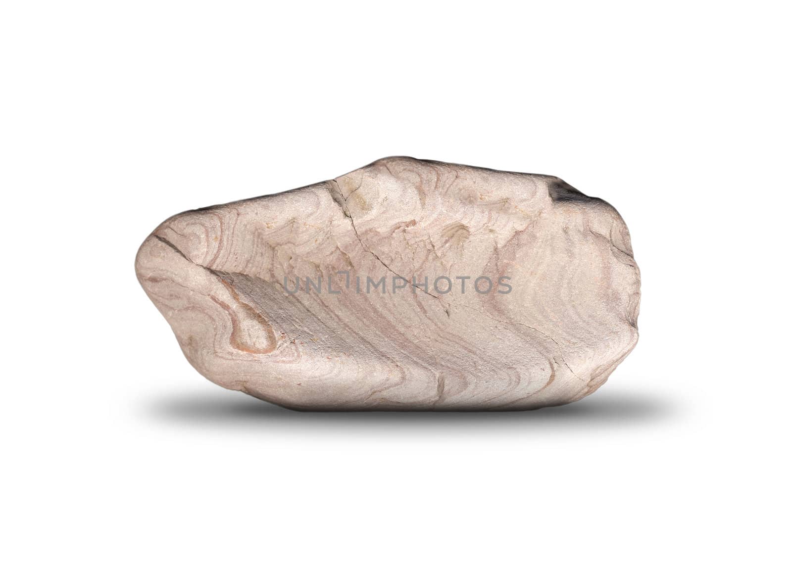 Isolated zen stone