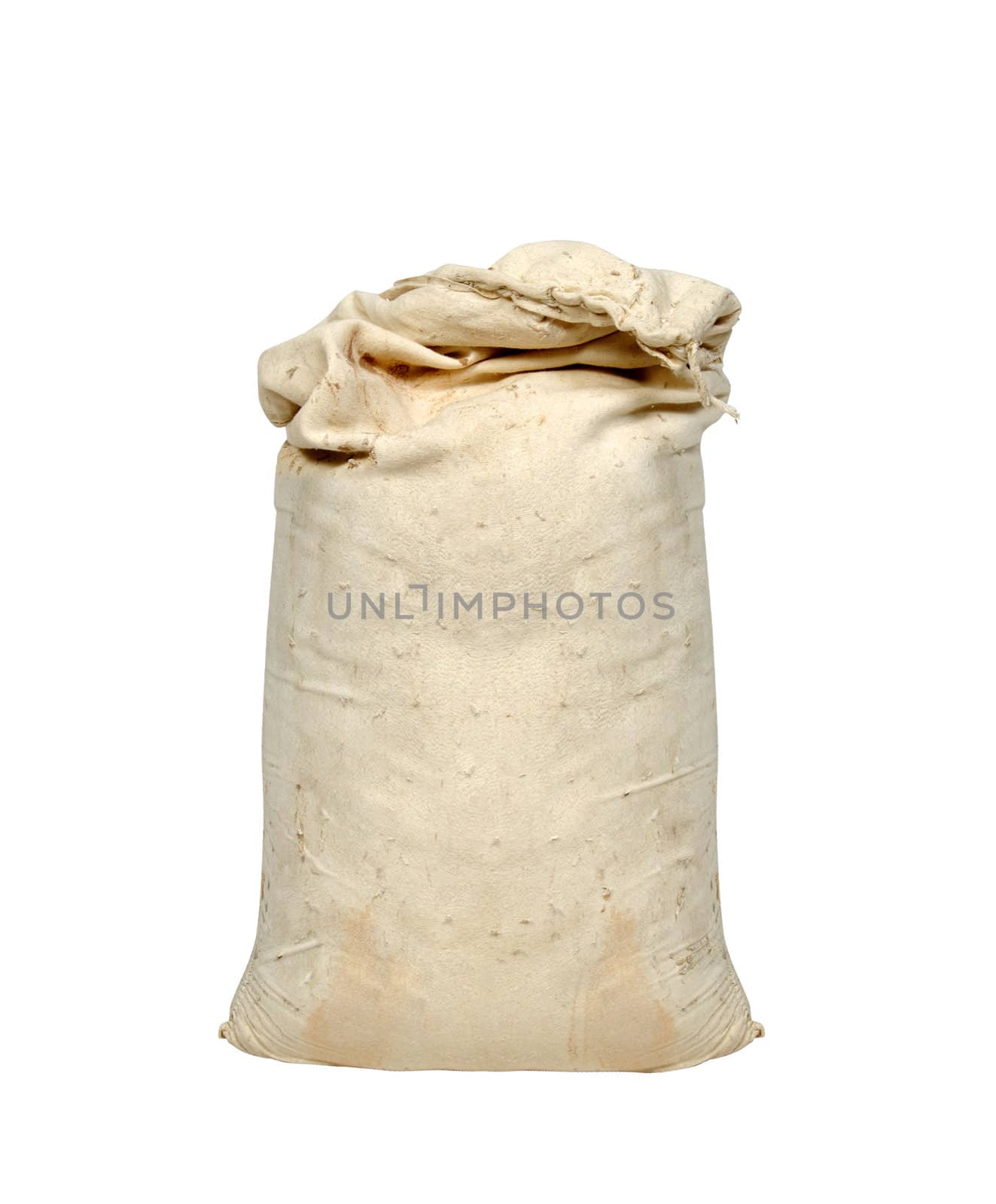 Big sack isolated on white