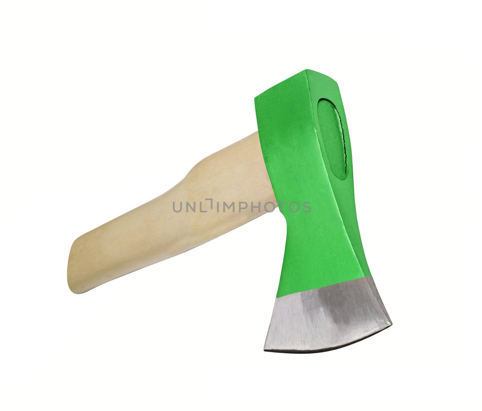 axe isolated on white