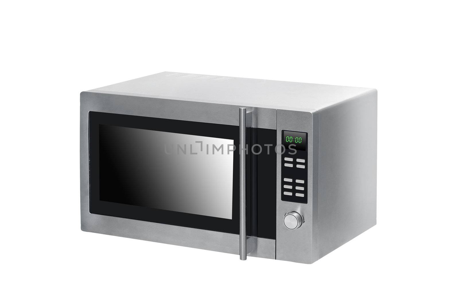 microwave oven on background