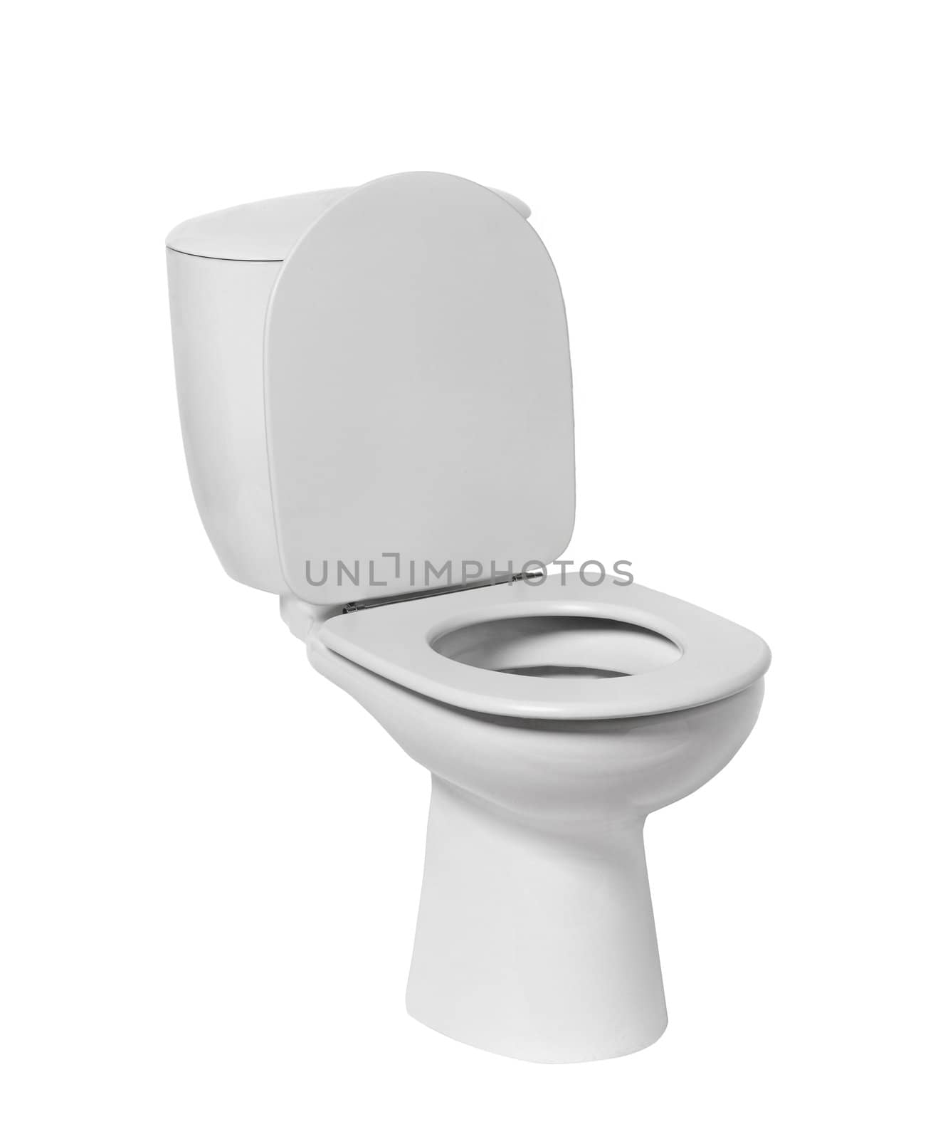 toilet bowl isolated on white